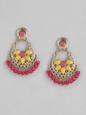 ANOUK Silver-Plated Oxidised Earring Alloy Drops & Danglers