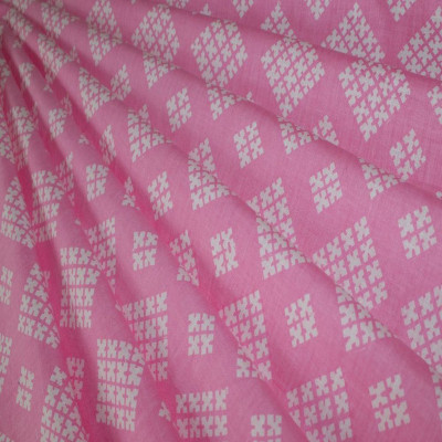 RJF Pure Cotton Geometric Print Kurta Fabric