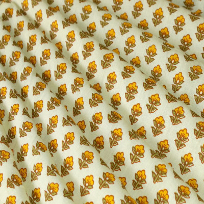 RJF Pure Cotton Floral Print Kurta Fabric