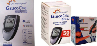 Dr. Morepen bg 03 glucometer Glucometer(Grey)