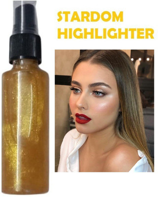 GFSU BEST FOR FACE AND HAIR BODY ILLUMINIZER LIQUID HIGHLIGHTER Highlighter(GOLDEN)