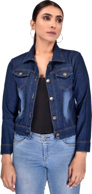 Saroj Collections Full Sleeve Washed Women Denim Jacket