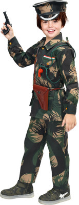 FuzzyBid Army Kids Costume Wear