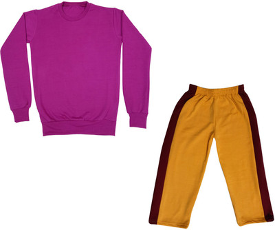 KAVYA Boys & Girls Casual Sweatshirt Pyjama(Multicolor)