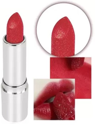 ADJD New Collection Metallic Glitter Lipstick(RED, 3.8 g)