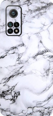 LAMHA Mi 10T 5G Mobile Skin(Ultra Super Milky White Marble With High Matte Finish.)