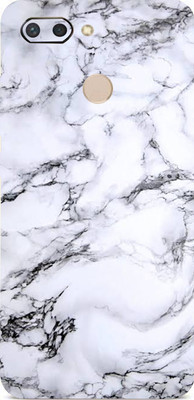 BUGGU Mi Redmi 6, Mi Redmi 6 Mobile Skin(Ultra Super Milky White Marble Skin With High Matte Finish.)