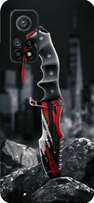 LAMHA Mi 10T 5G, Mi 10T Mobile Skin(Ultra Super Killer Knife With High Matte Finish.)