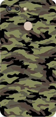 BUGGU Mi Redmi 6, Mi Redmi 6 Mobile Skin(Ultra Super Camouflage Military Green Skin With High Matte Finish.)