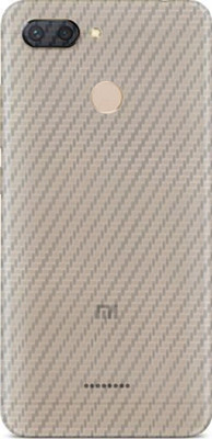 BUGGU Mi Redmi 6, Mi Redmi 6 Mobile Skin(Ultra Super Transparent Carbon Fiber Skin With High Matte Finish.)