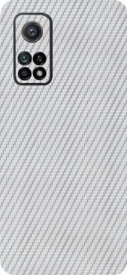 LAMHA Mi 10T 5G Mobile Skin(Ultra Super Sliver Carbon Fiber With High Matte Finish.)