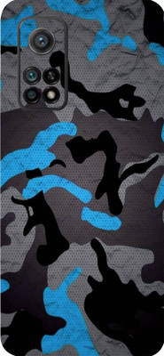 LAMHA Mi 10T 5G Mobile Skin(Ultra Super Camouflage Military Blue With High Matte Finish.)