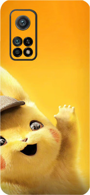 LAMHA Mi 10T 5G Mobile Skin(Ultra Super Baby Pikachu With High Matte Finish.)