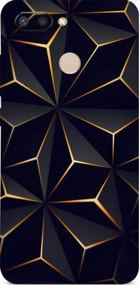 BUGGU Mi Redmi 6, Mi Redmi 6 Mobile Skin(Ultra Super Black Abstract Shape Skin With High Matte Finish.)