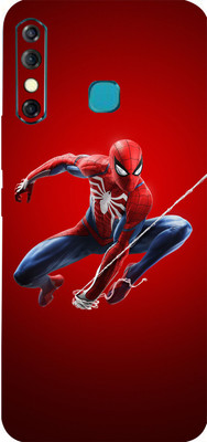 TJ CREATION Infinix Hot 8 Mobile Skin(Ultra Super Spider Man Skin With High Matte Finish.)