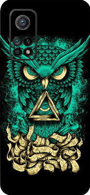 LAMHA Mi 10T 5G Mobile Skin(Ultra Super Angry Owl With High Matte Finish.)