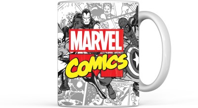 Home Decor Expert Marvel series superheroes captain america iron man thor Ceramic Coffee Ceramic Coffee Mug(300 ml)