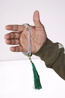 Fashion Appearance Tasbih Islamic Prayer 100 Beads Tasbih Crystal Silk Dori Beads Crystal Chain