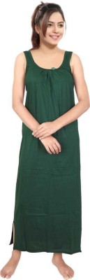 ovida Women Nighty(Dark Green)