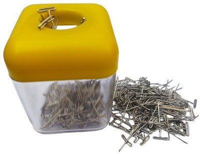 CLAPPERZZ Small Pin Clip Dispenser(Yellow_563, 750)