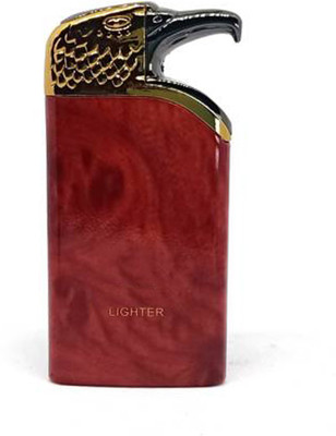 Sedoka Premium Refillable Eagle Gold Red Windproof Jet Flame Windproof Lighter Pocket Lighter(Red)