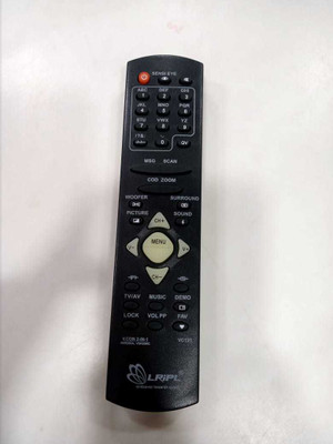 Akshita Compatible For VSR200A VSR200C 2 IN 1 CRT TV Remote Control VIDEOCON Remote Controller(Black)