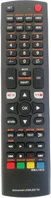 BhalTech RM-L1513 Universal Work for All Most Types of Televisions LED LCD  Smart Plasma Remote Controller(Black)