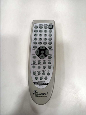 Akshita Compatible For ON101 RC 115/A RC 115/B CRT TV With 2 In 1 Remote Control ONIDA Remote Controller(Grey)