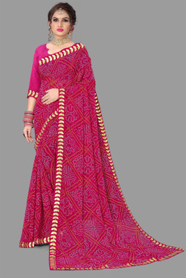 JANVI CREATION Self Design Daily Wear Georgette Saree(Green)