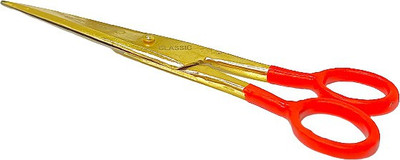 Classic International Golden beauty Hair Cutting Scissor Pack Of 1 Scissors(Set of 1, Gold , Black)