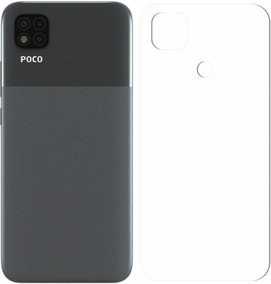 DMJHP Back Screen Guard for Poco C31(Pack of 1)