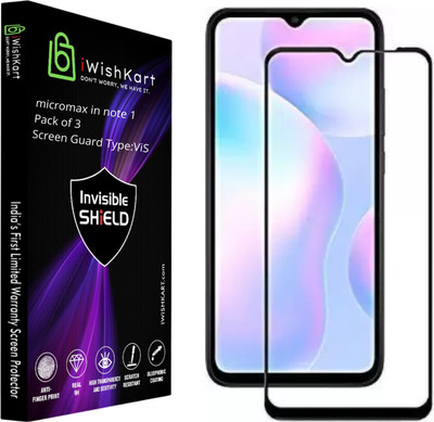 iWishKart Edge To Edge Screen Guard for Micromax In Note 1(Pack of 3)