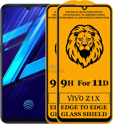 SUNSHINE Edge To Edge Tempered Glass for VIVO Z1X(Pack of 2)
