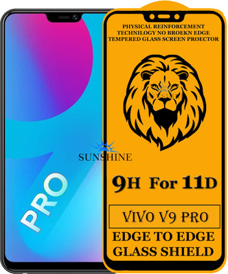 SUNSHINE Edge To Edge Tempered Glass for VIVO V9 PRO(Pack of 1)
