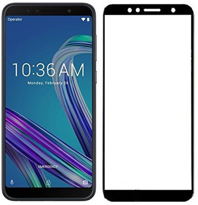 VISHZONE Edge To Edge Tempered Glass for Asus Zenfone Max Pro M1(Pack of 1)