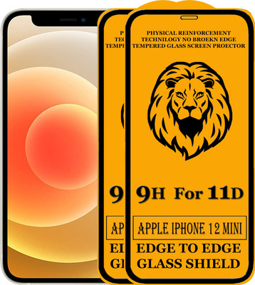 SUNSHINE Edge To Edge Tempered Glass for IPHONE 12 MINI(Pack of 2)