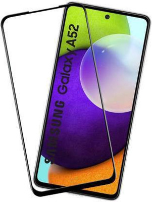 VISHZONE Edge To Edge Tempered Glass for Samsung Galaxy A52(Pack of 1)