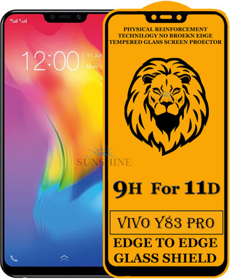 SUNSHINE Edge To Edge Tempered Glass for VIVO Y83 PRO(Pack of 1)