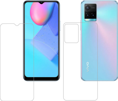 Ten To 11 Front and Back Tempered Glass for Vivo Y33T(Pack of 2)
