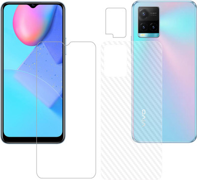 Vatsin Front and Back Tempered Glass for Vivo Y21(Pack of 3)