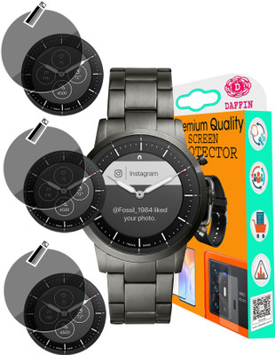 daffin Screen Guard for FOSSIL Collider Hybrid HR Smartwatch(Pack of 3)