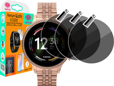 daffin Screen Guard for FOSSIL GEN 6 (42''MM) SMART WATCH(Pack of 3)