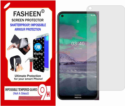 Fasheen Tempered Glass Guard for NOKIA 5.4 (Flexible Shatterproof)(Pack of 1)