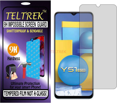 TELTREK Tempered Glass Guard for VIVO Y51 (Flexible Shatterproof)(Pack of 1)