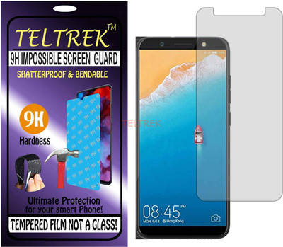 TELTREK Tempered Glass Guard for TECNO IN5 CAMON I (Flexible Shatterproof)(Pack of 1)