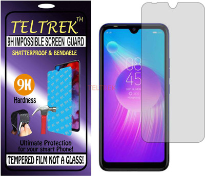 TELTREK Tempered Glass Guard for TECNO SPARK GO (Flexible Shatterproof)(Pack of 1)