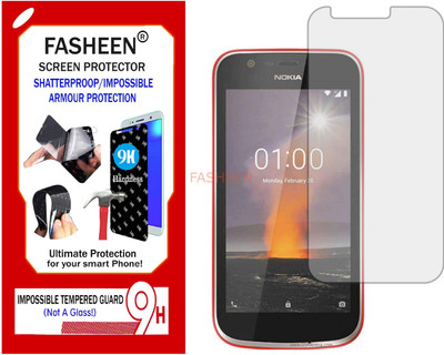 Fasheen Tempered Glass Guard for NOKIA 1 (Flexible Shatterproof)(Pack of 1)