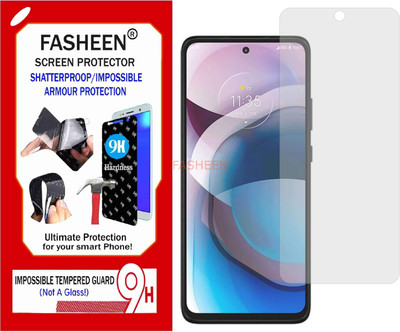 Fasheen Tempered Glass Guard for MOTOROLA MOTO ONE 5G UW ACE (Flexible Shatterproof)(Pack of 1)