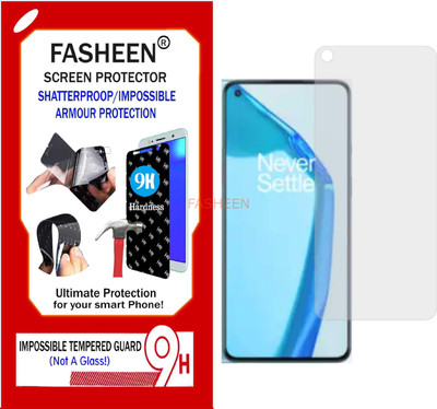 Fasheen Tempered Glass Guard for ONEPLUS 9R 5G (Flexible Shatterproof)(Pack of 1)