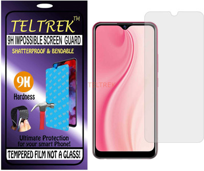 TELTREK Tempered Glass Guard for VIVO Y3S 1901T (Flexible Shatterproof)(Pack of 1)